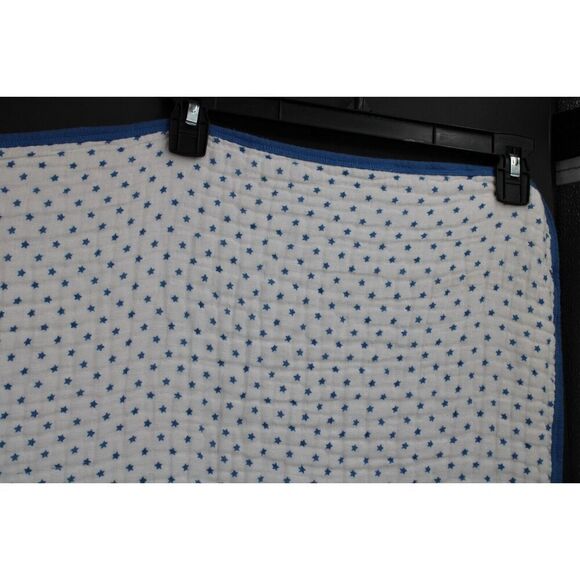 Aden + Anais Multi Layer Dream Blanket Quilt Stroller Black Blue Cat Star Bear - Picture 8 of 12